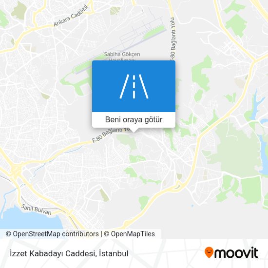İzzet Kabadayı Caddesi harita