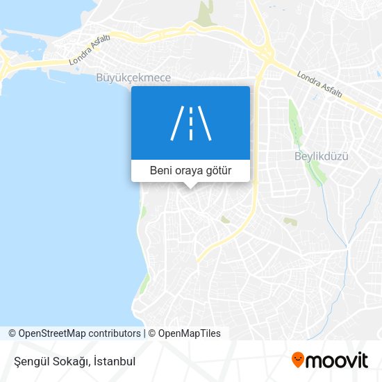 Şengül Sokağı harita
