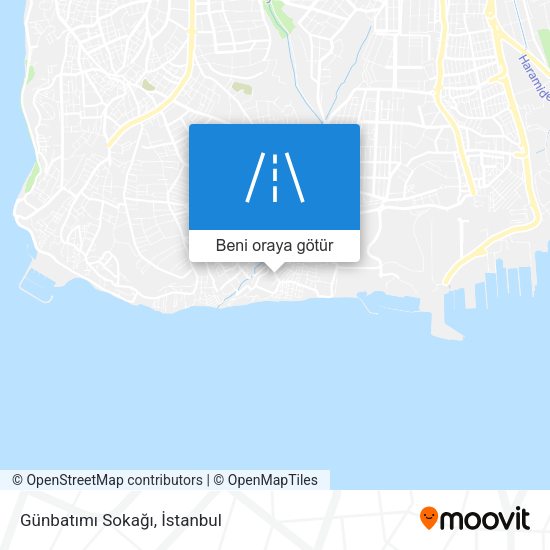 Günbatımı Sokağı harita