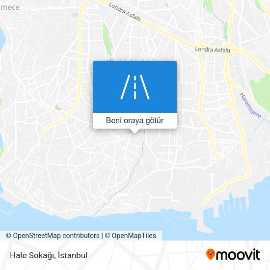 Hale Sokağı harita