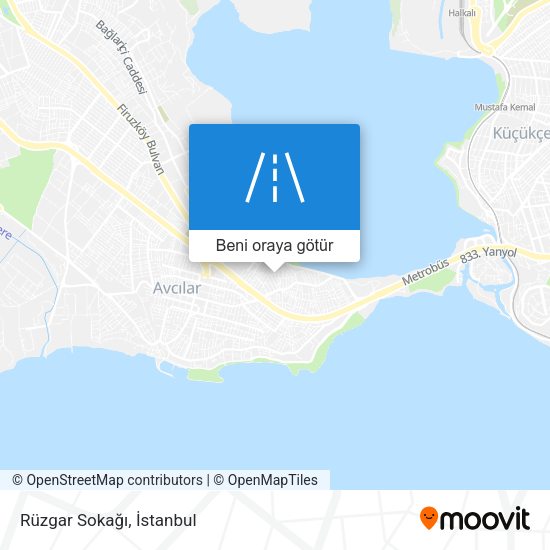 Rüzgar Sokağı harita