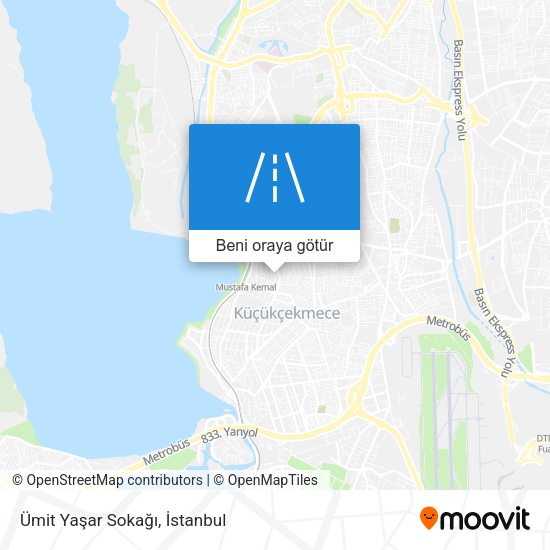 Ümit Yaşar Sokağı harita