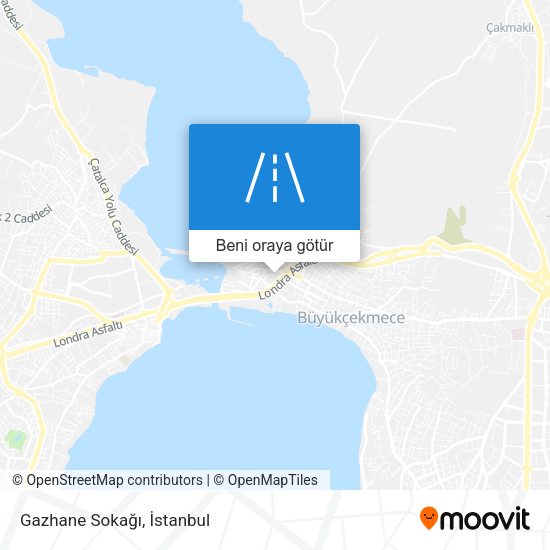 Gazhane Sokağı harita