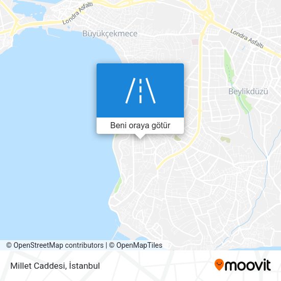Millet Caddesi harita