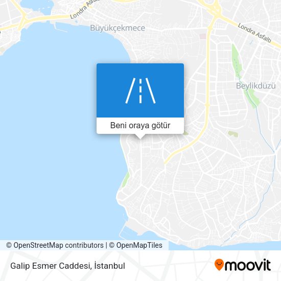 Galip Esmer Caddesi harita