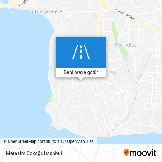 Merasim Sokağı harita