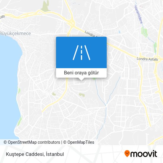 Kuştepe Caddesi harita