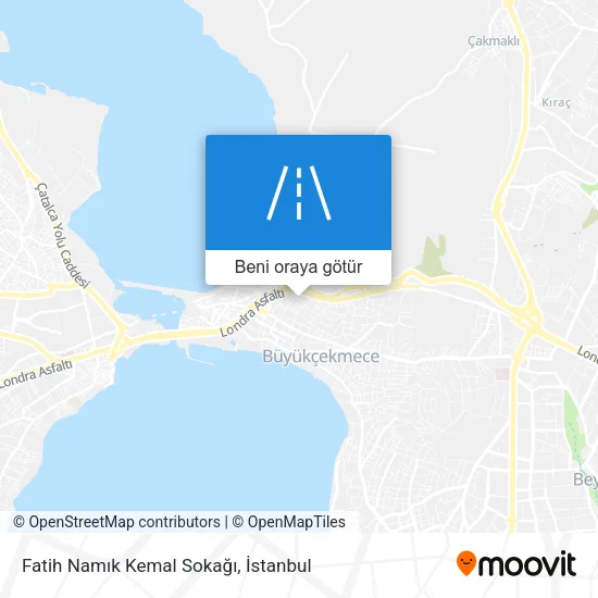 Fatih Namık Kemal Sokağı harita