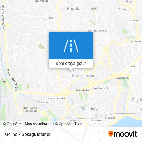 Gelincik Sokağı harita