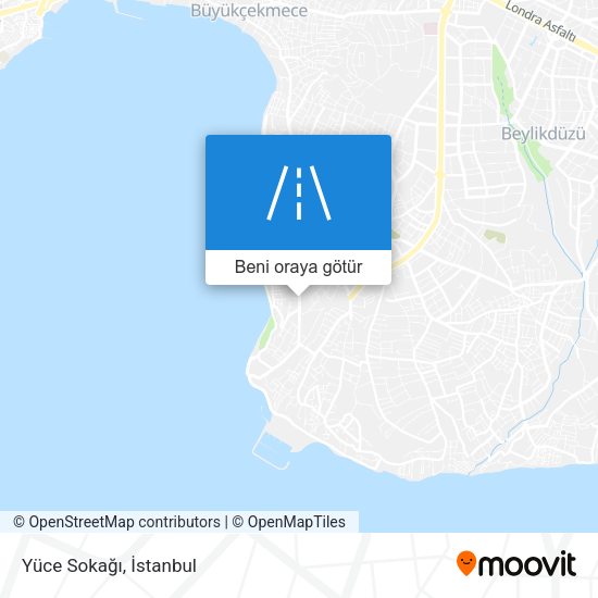 Yüce Sokağı harita
