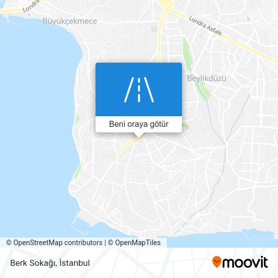 Berk Sokağı harita