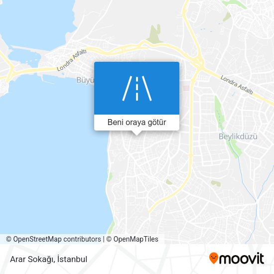 Arar Sokağı harita
