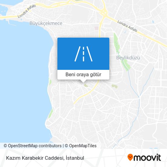 Kazım Karabekir Caddesi harita