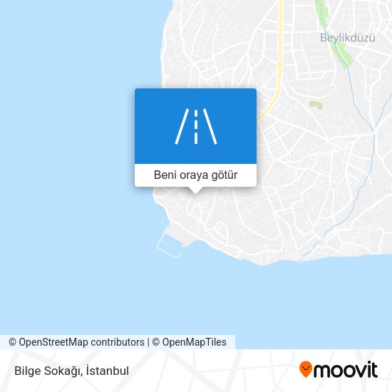 Bilge Sokağı harita