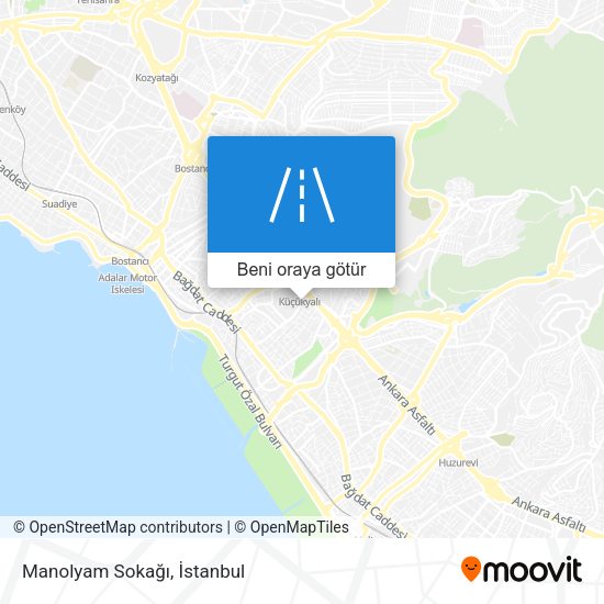 Manolyam Sokağı harita