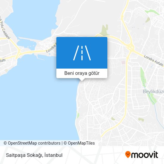 Saitpaşa Sokağı harita