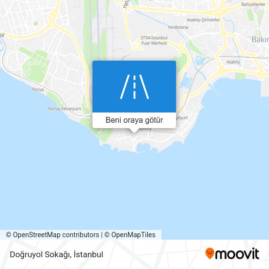 Doğruyol Sokağı harita