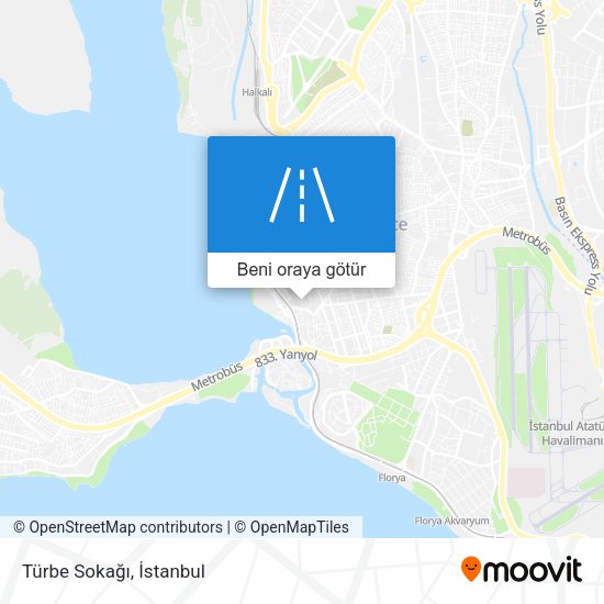 Türbe Sokağı harita