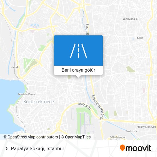 5. Papatya Sokağı harita