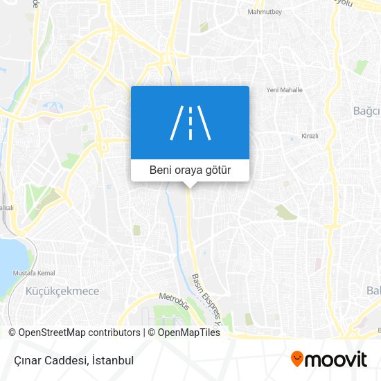 Çınar Caddesi harita