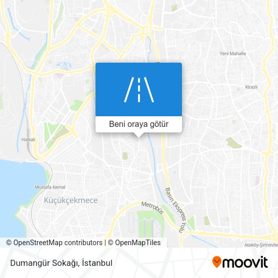 Dumangür Sokağı harita