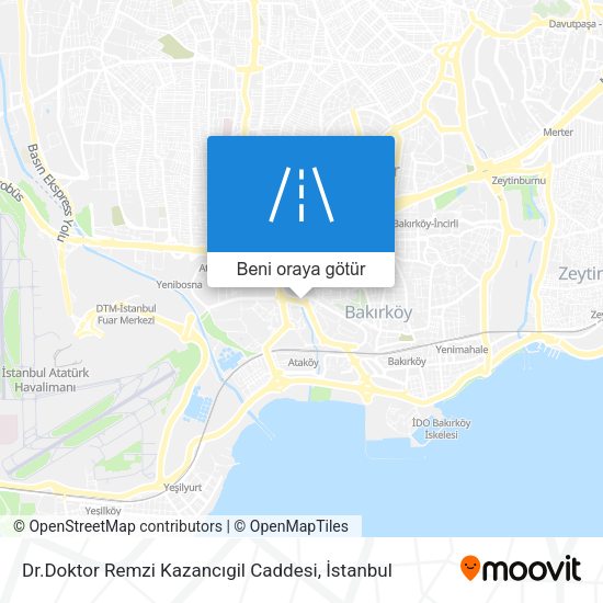 Dr.Doktor Remzi Kazancıgil Caddesi harita