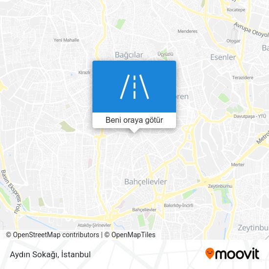 Aydın Sokağı harita