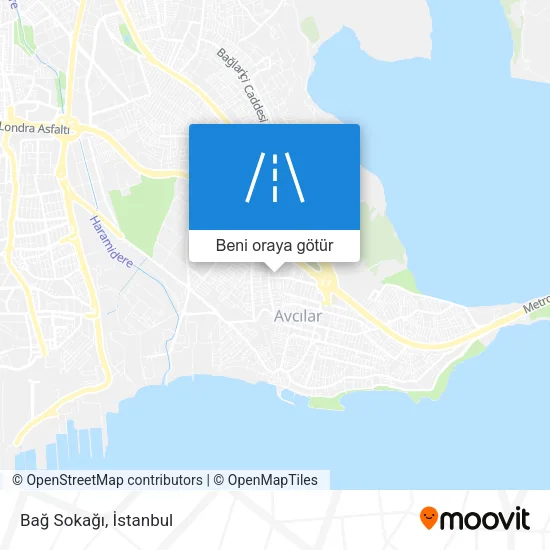 Bağ Sokağı harita
