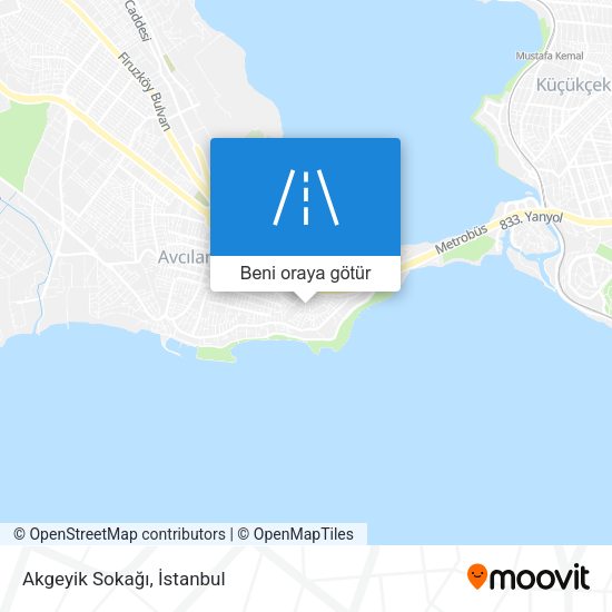 Akgeyik Sokağı harita