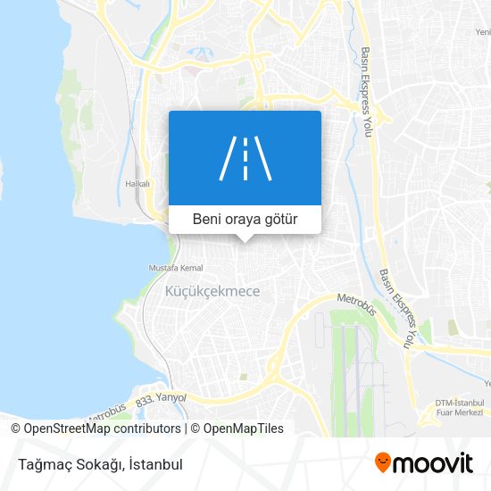 Tağmaç Sokağı harita