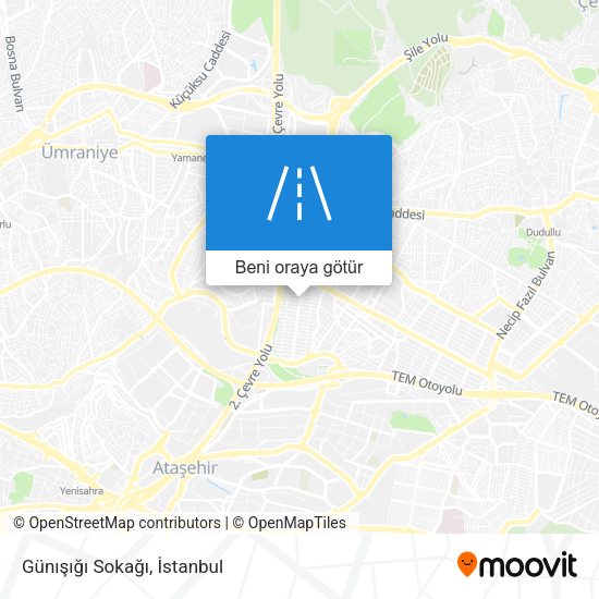 Günışığı Sokağı harita