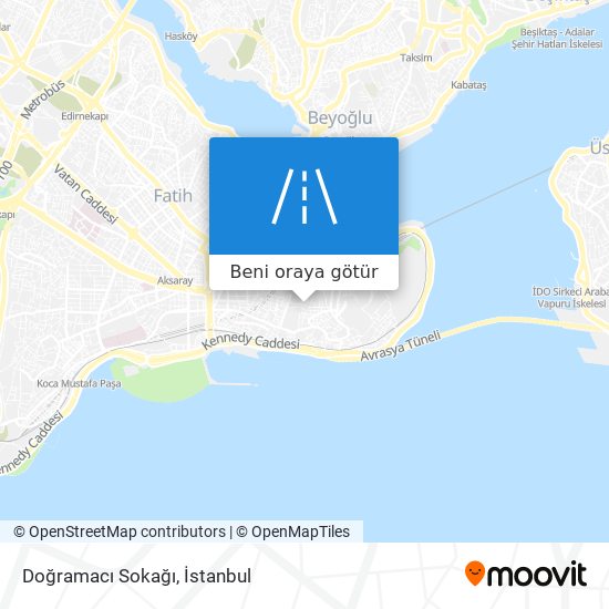 Doğramacı Sokağı harita