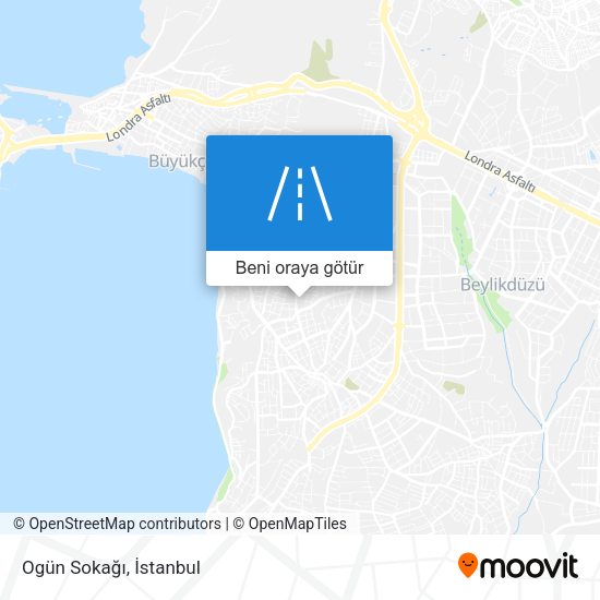 Ogün Sokağı harita