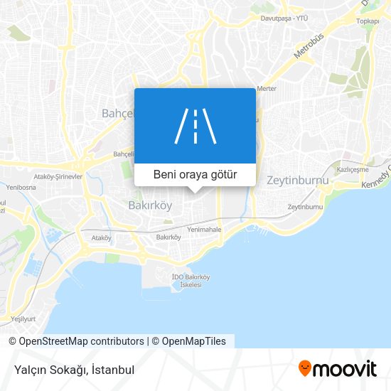 Yalçın Sokağı harita