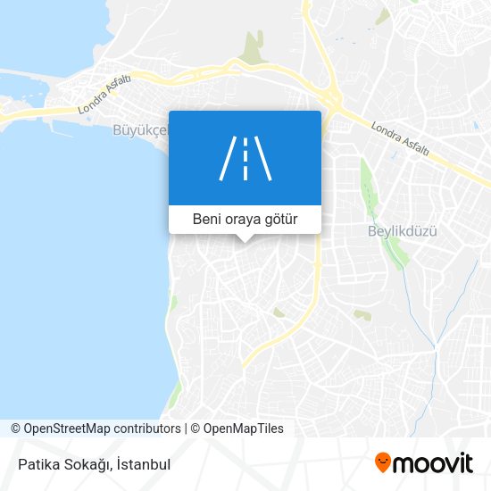 Patika Sokağı harita
