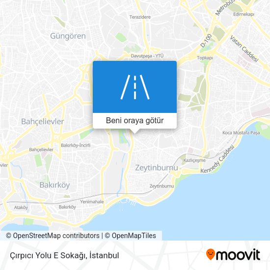 Çırpıcı Yolu E Sokağı harita