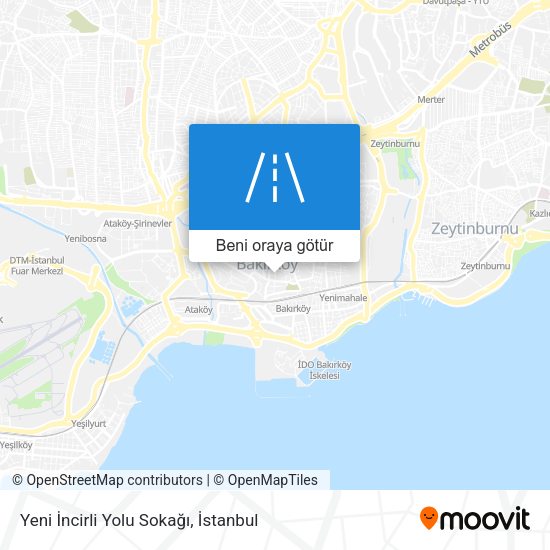 Yeni İncirli Yolu Sokağı harita
