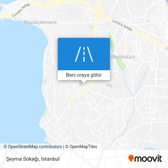Şeyma Sokağı harita