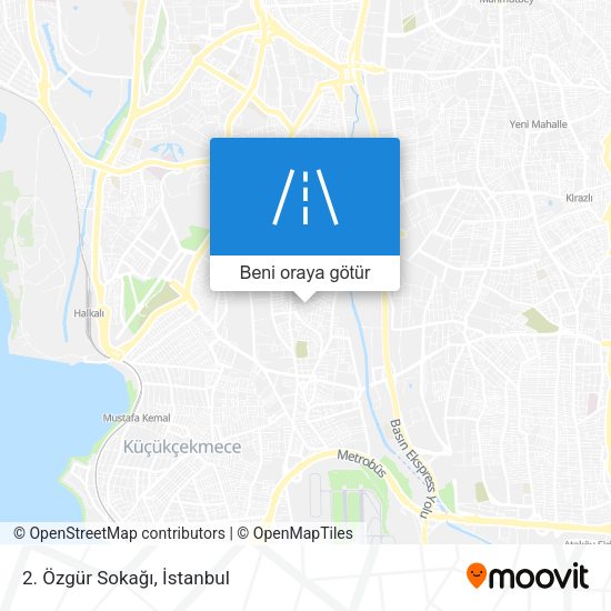 2. Özgür Sokağı harita