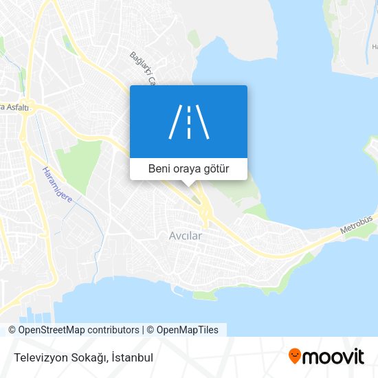 Televizyon Sokağı harita