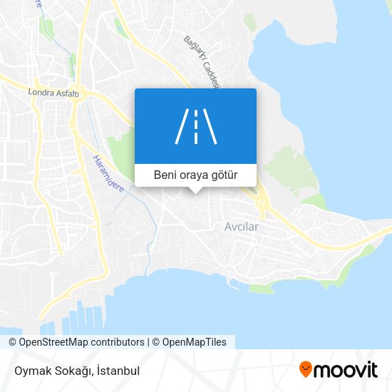 Oymak Sokağı harita