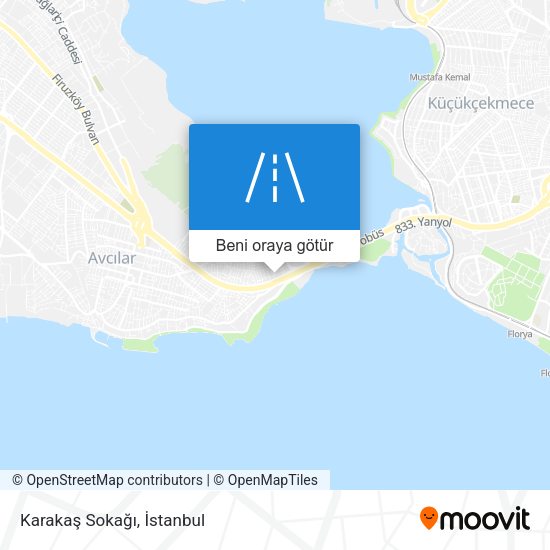 Karakaş Sokağı harita