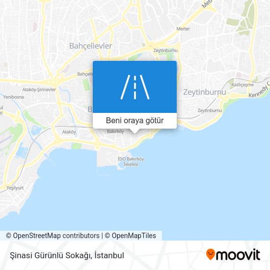 Şinasi Gürünlü Sokağı harita
