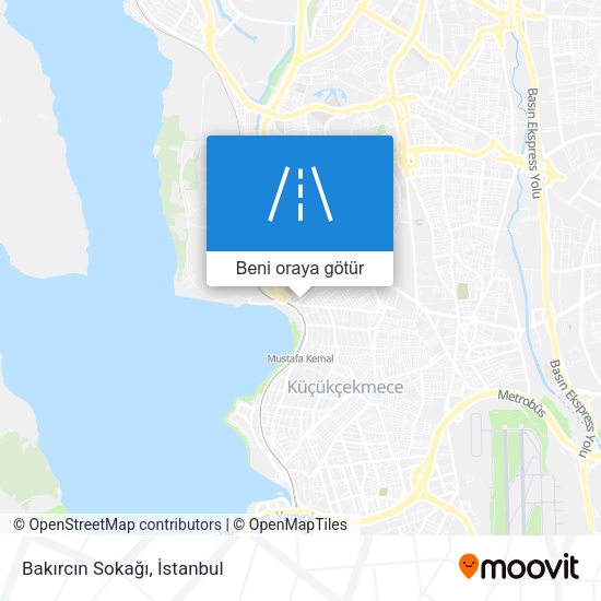 Bakırcın Sokağı harita