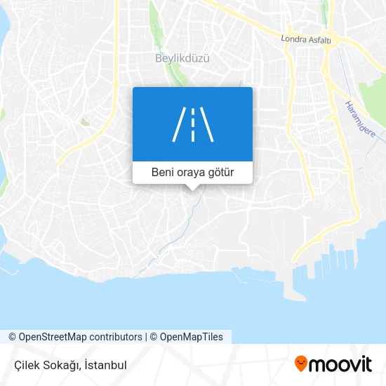 Çilek Sokağı harita