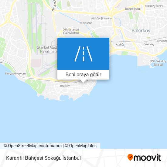 Karanfil Bahçesi Sokağı harita