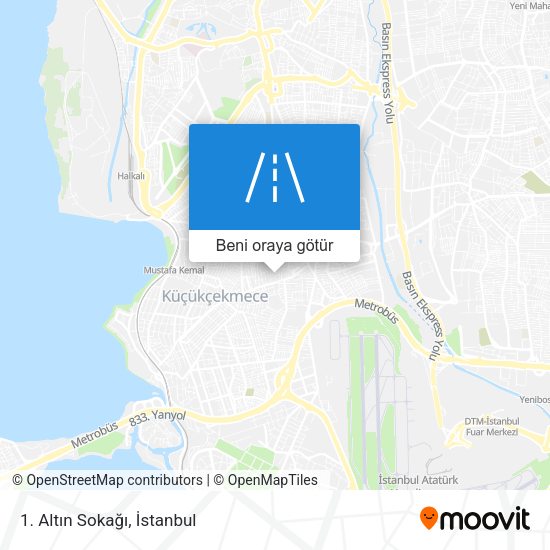 1. Altın Sokağı harita