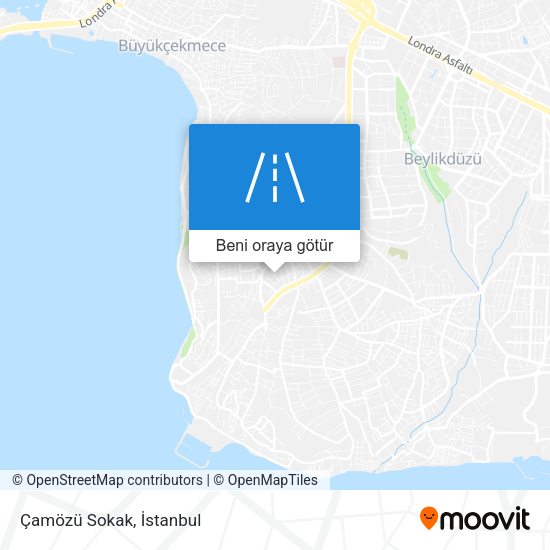 Çamözü Sokak harita