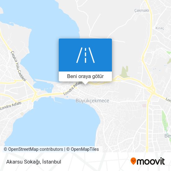 Akarsu Sokağı harita