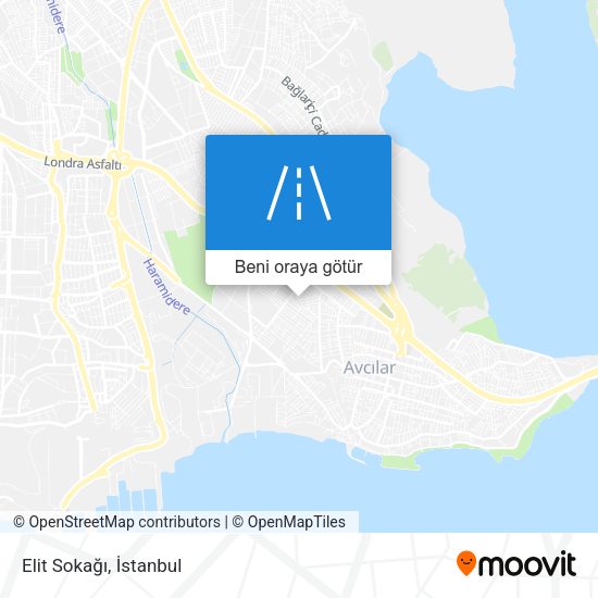 Elit Sokağı harita